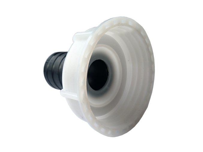 PP redukce DN 50 mm/13 mm černá - 1/2"