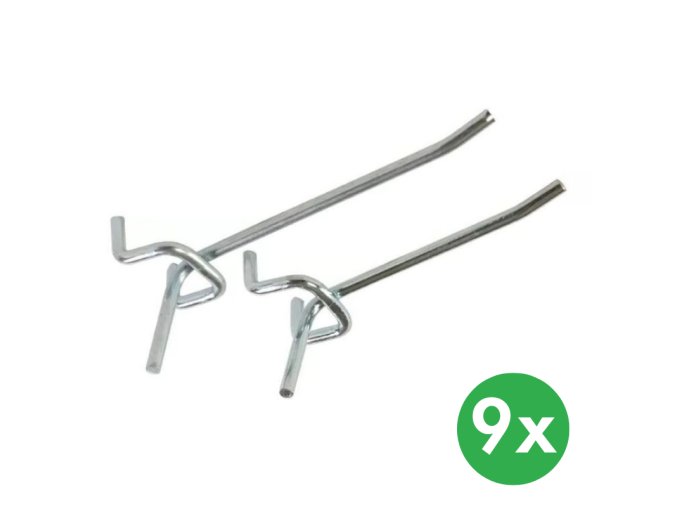 zavesne hacky na naradi pro zavesne panely a skrinky hobby i 9 ks dlouhe 125593