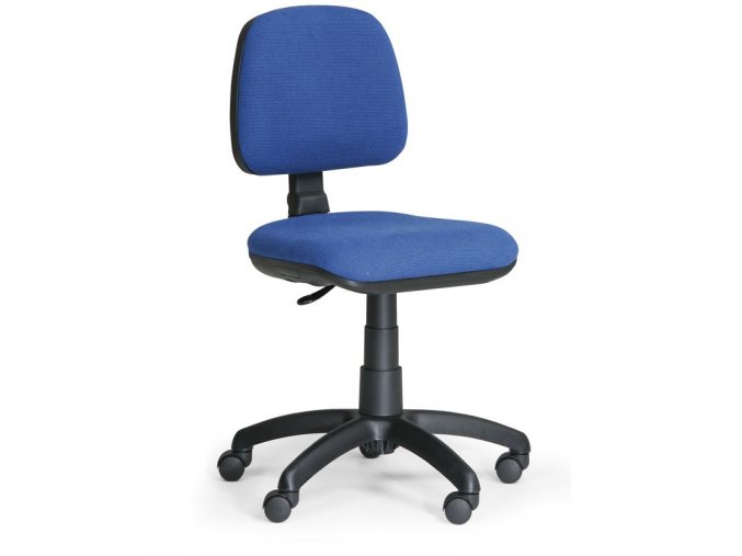 kancelarska zidle milano bez podrucek modra 862