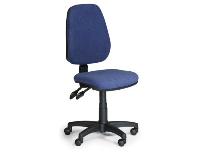 Kancelářská židle ALEX bez područek, modrá