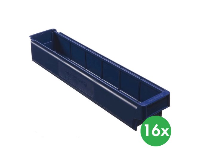 plastova regalova prepravka max 115 x 600 x 100 mm 16 ks 115306