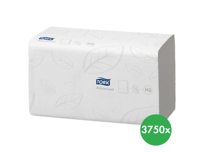 Tork Advanced Singlefold (ZZ) jemné papírové ručníky, 3750 ks