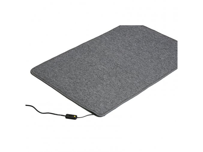 topny koberec 60 x 90 cm sedy 954