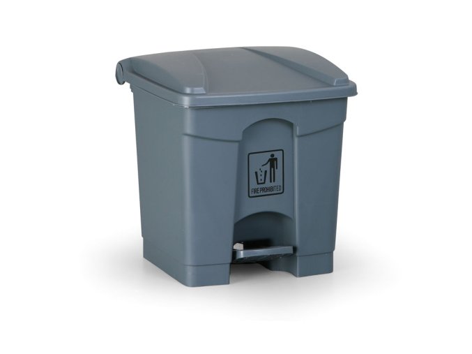 naslapny viceucelovy kos na odpadky 30 l 350 x 400 x 340 mm seda 4174