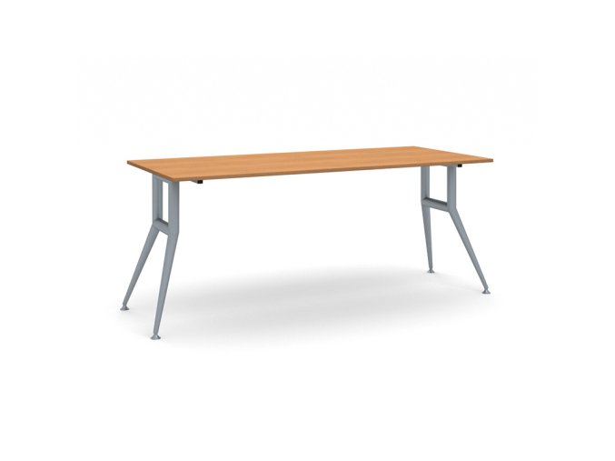 Jednací kancelářský stůl WIDE, 180x80 cm, třešeň