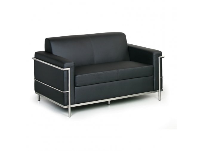 kozena sedaci souprava senator dvoumistna cerna 4275