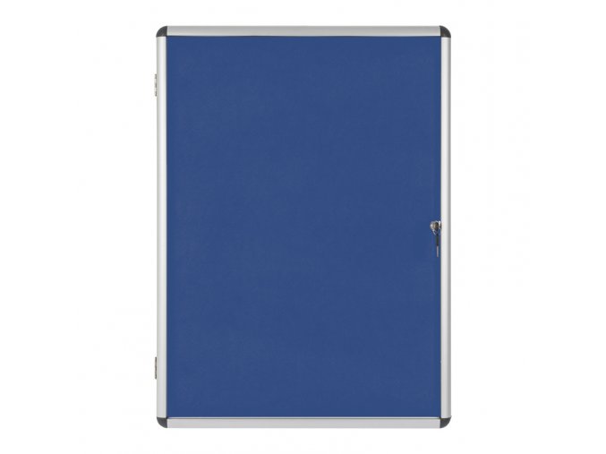 informacni vitrina s textilnim povrchem modra 720 x 980 mm 28455