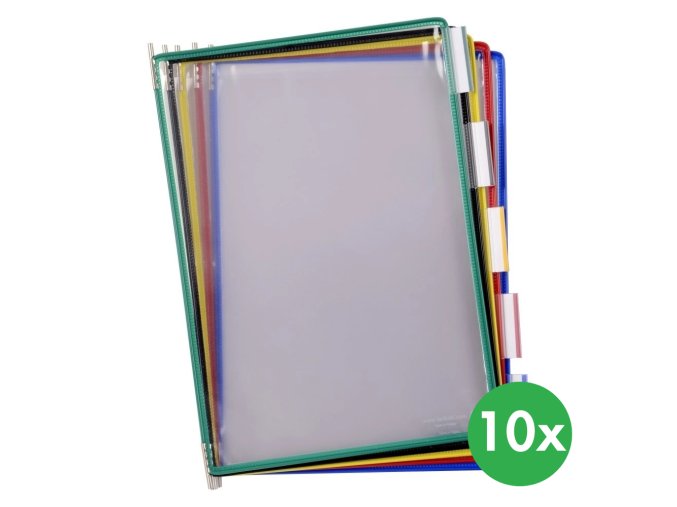 samostatne tabulky tarifold a4 zelena 116048