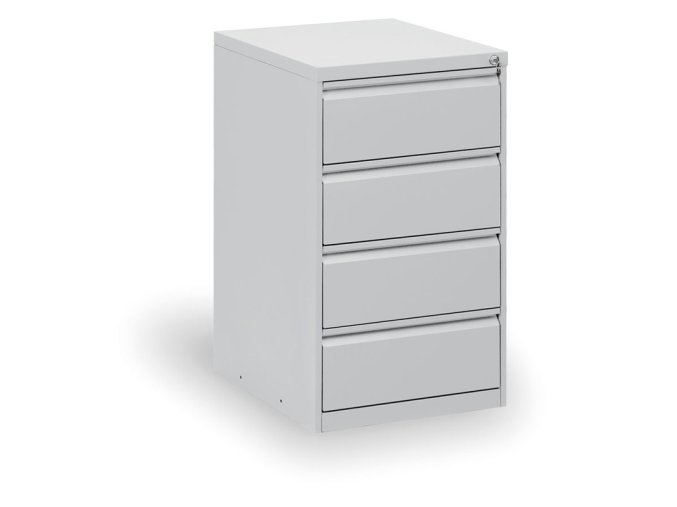 kovova listkovnice a6 4 zasuvky seda 5487