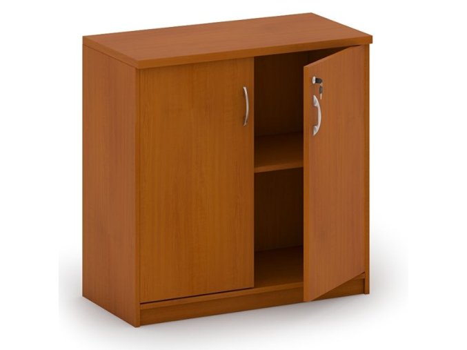 Kancelářská skříň MIRELLI, 800 x 400 x 800 mm, třešeň
