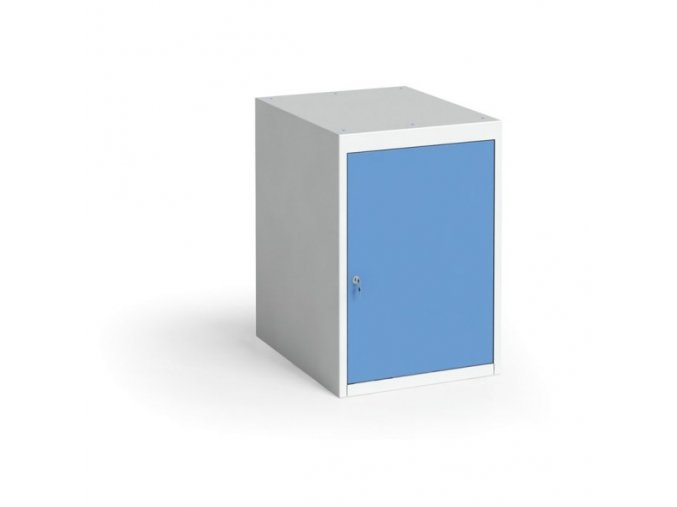 Závěsná dílenská skříňka na nářadí s dveřmi KOVONA, bez polic, 480 x 610 x 700 mm