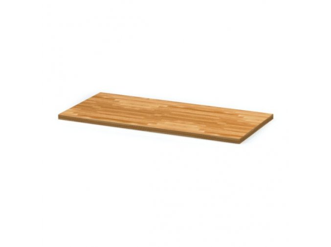 Dřevěná pracovní deska pro dílenské stoly MECHANIC I, 1500 x 700 x 40 mm