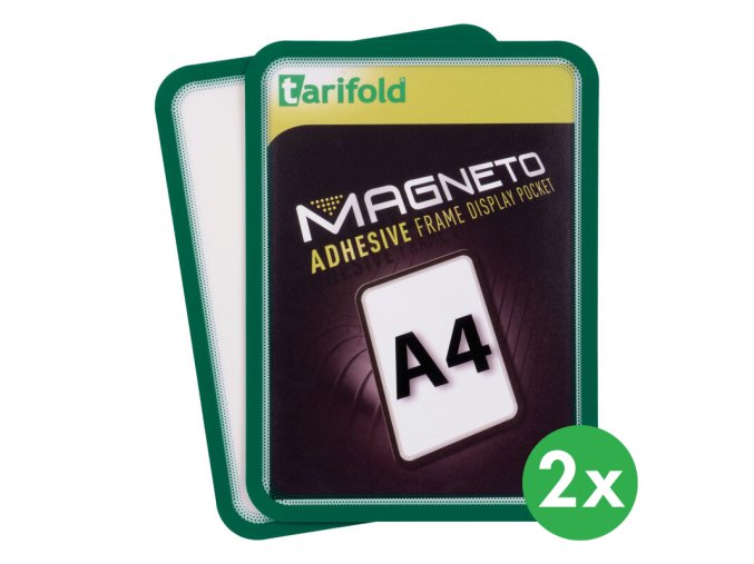 Magnetická kapsa A4, 2ks, zelená