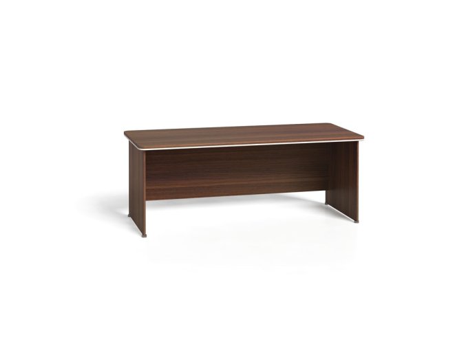 Kancelářský psací stůl ARRISTO LUX, 200x90 cm, ořech