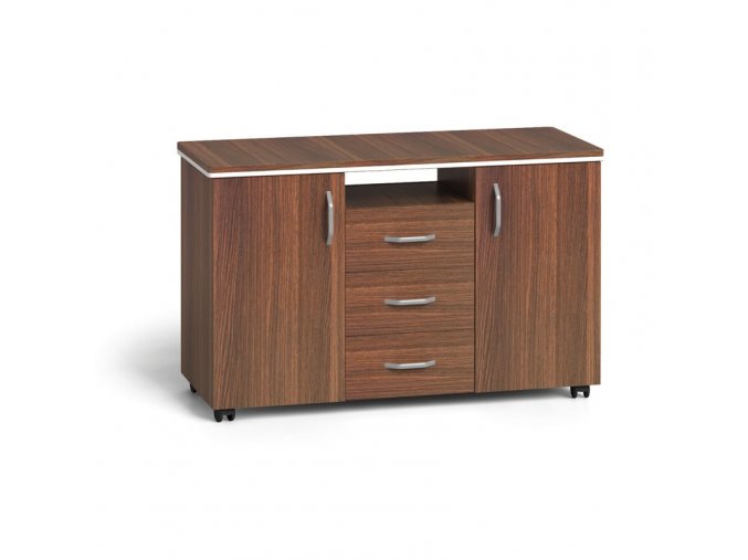 mobilni skrinka na koleckach arristo lux orech 6243