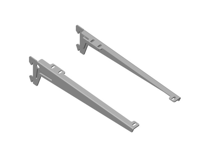 Nosníky ANGLE pro ELEMENT SYSTEM sada 2 ks, hloubka 280 mm, šedé