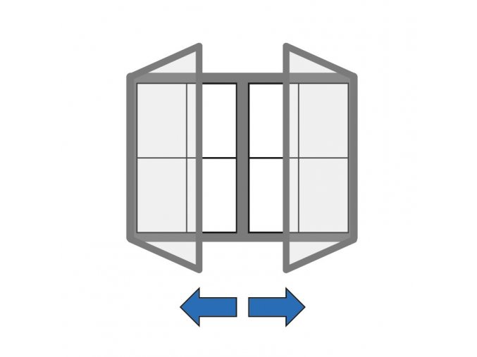 Venkovní vitrína magnetická, s dvoukřídlými dveřmi, 1040 x 700 mm