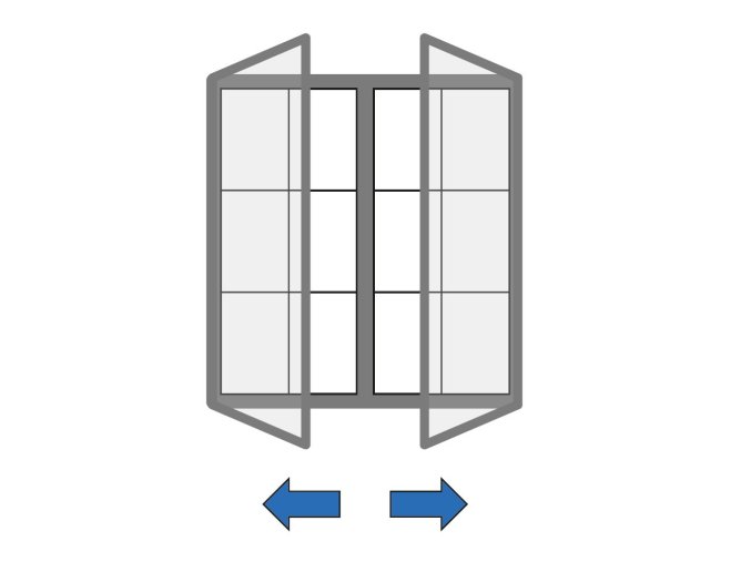 venkovni vitrina magneticka s dvoukridlymi dvermi 1040 x 1000 mm 93152