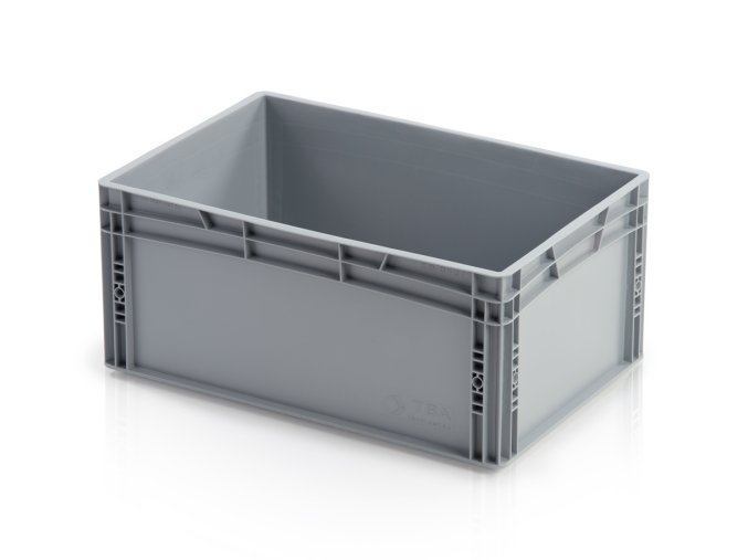 plastova prepravka uzavrene rukojeti 600 x 400 x 270 mm 7236