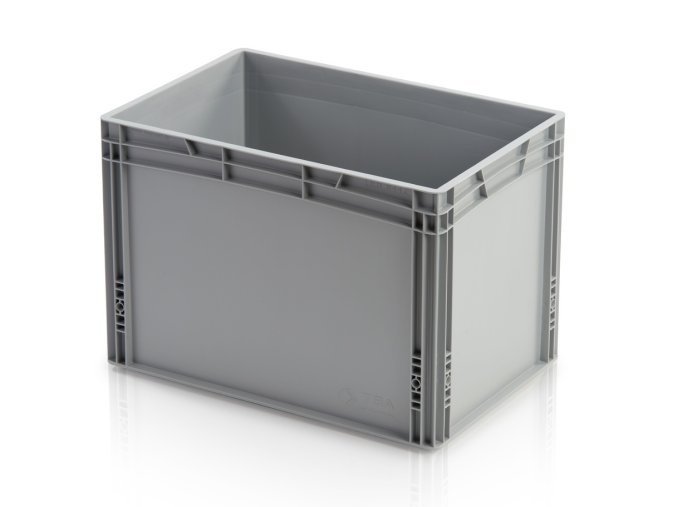 plastova prepravka uzavrene rukojeti 600 x 400 x 420 mm 7238