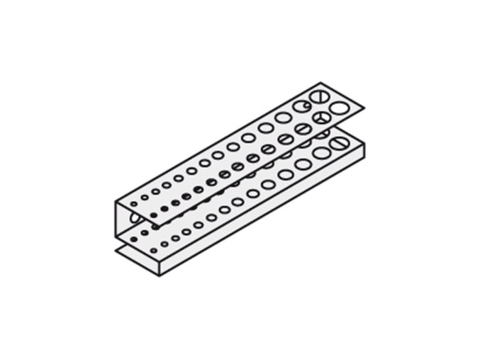 Držák na vrtáky různých průměrů pro perforovaný panel ELEMENT SYSTEM, 1 ks