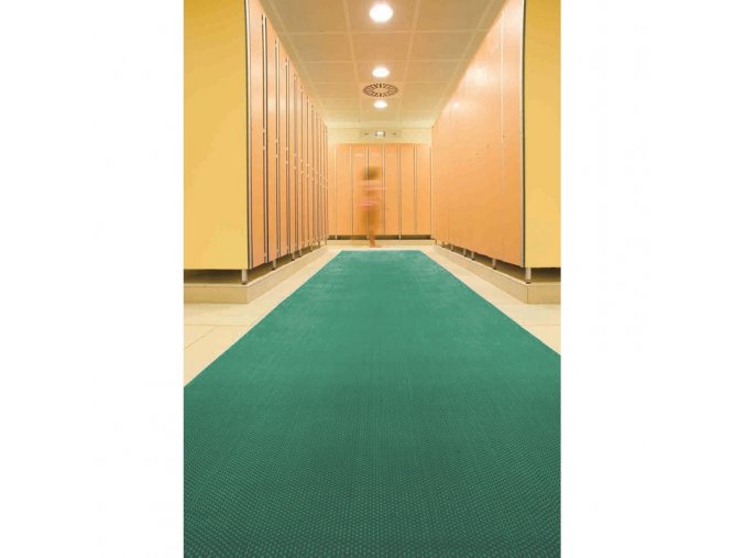 Univerzální vinylová rohož, tloušťka 8 mm, šířka 1,2 m, zelená, metráž