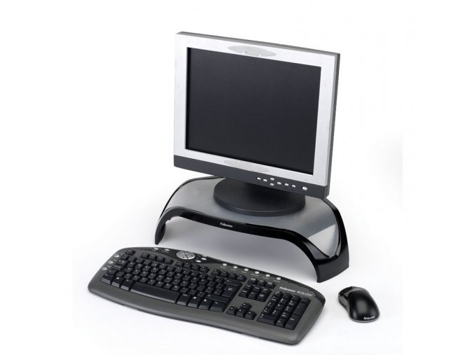 podstavec pod monitor nastavitelny cerna seda 7407