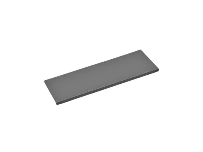 Police pro skříně se žaluziovými dveřmi, 1200 x 450 mm, antracit