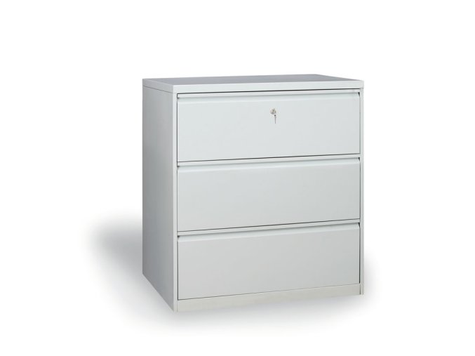 dvourada kovova kartoteka a4 3 zasuvky demontovana seda 12554