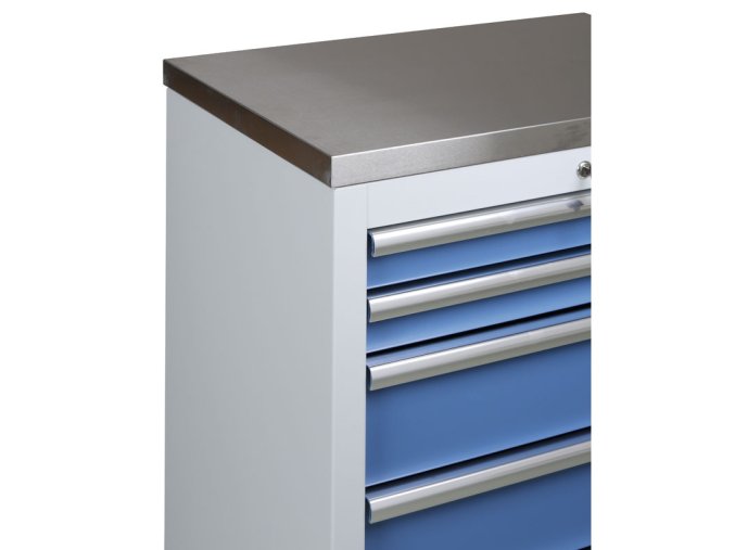 pracovni stolni deska expert 1x skrinka nerez 680 x 463 x 36 mm 8235