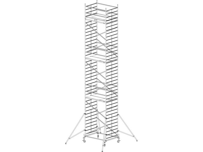 Hliníkové pojízdné lešení Protec XXL 11,3 m