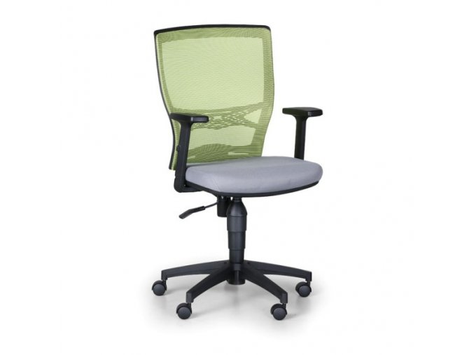 Kancelářská židle VENLO, zelená / šedá