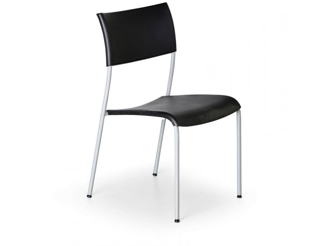 plastova jidelni zidle forever cerna 9505