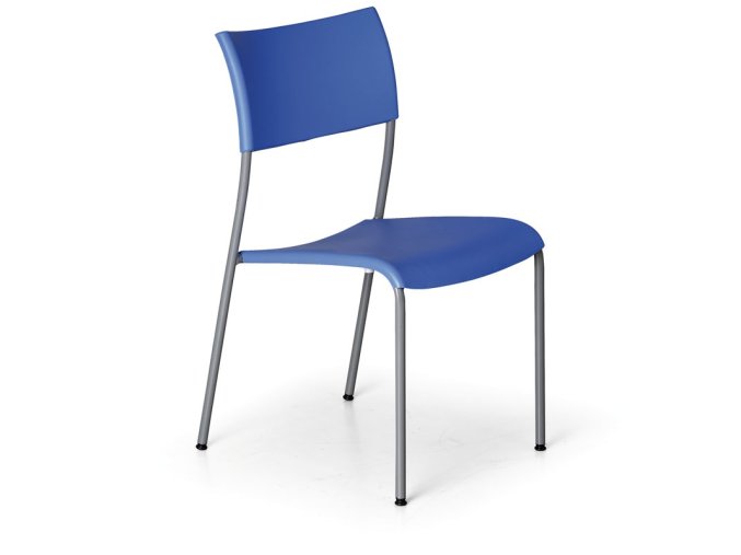 plastova jidelni zidle forever modra 9507