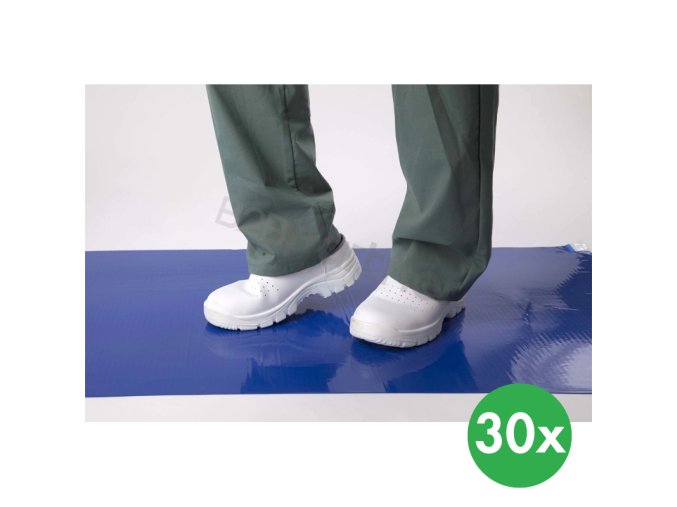 jednorazova hygienicka cistici rohoz 66 x 114 cm 30 ks modra 115680