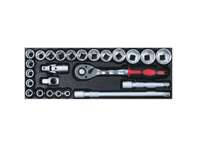 sada gola 1 2 25 ks vlozka do zasuvky expert chrom vanadium 9655