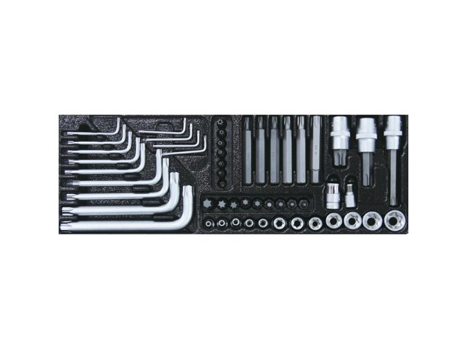 sada torx 52 ks vlozka do zasuvky expert chrom vanadium 9656