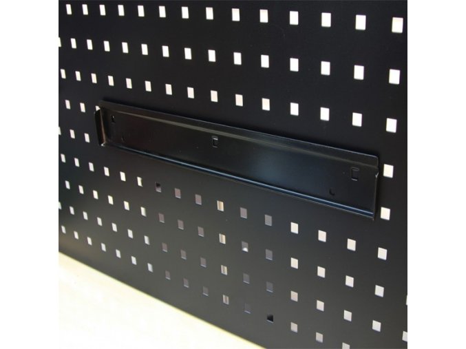 Držák plastových boxů pro perforovaný panel na nářadí EXPERT s roztečí 38 mm