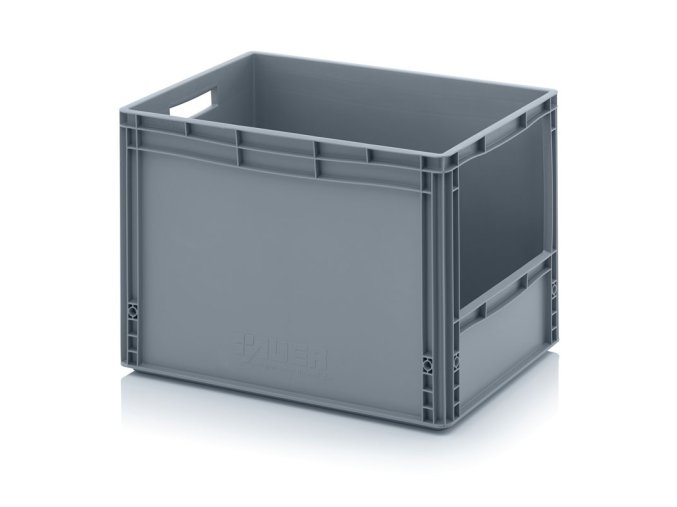 skladove prepravky s otvorem 600 x 400 x 420 mm 9611