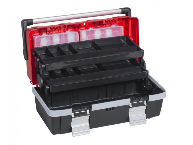 kufr na naradi s vysuvnymi policemi mcplus alu c 18 15700