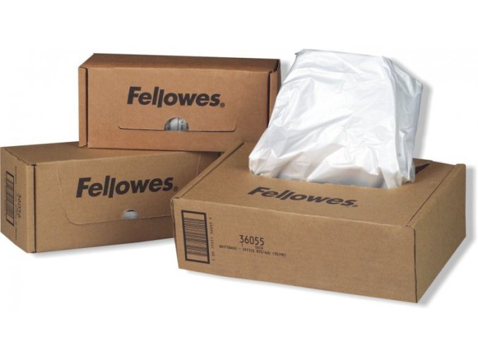 Odpadní pytle pro skartovač Fellowes, 100 ks, 23 - 28 L