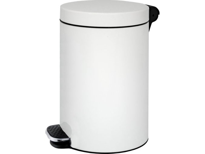 naslapny kos 20 l plynule zavirani lakovany bily 13008