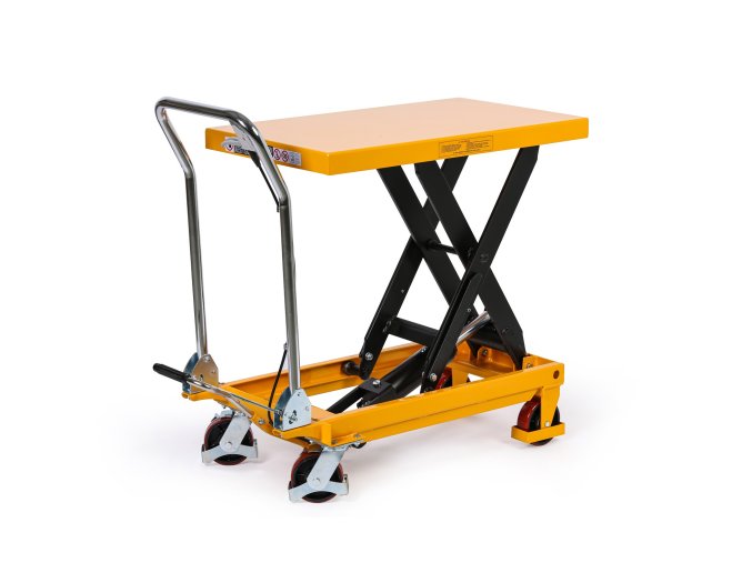 Pojezdový hydraulický zvedací stůl TFl, nosnost 500 kg, zdvih 880 mm