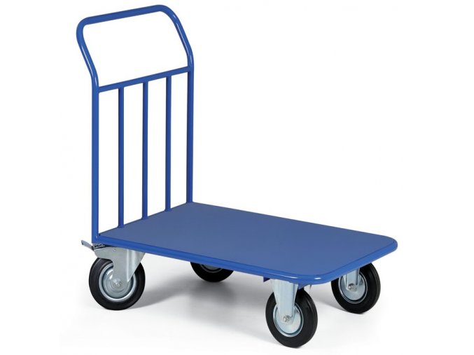 Plošinový vozík s plechovou plošinou 970x660 mm, 400 kg