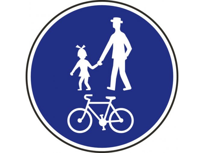 Dopravní značka – Stezka pro chodce a cyklisty