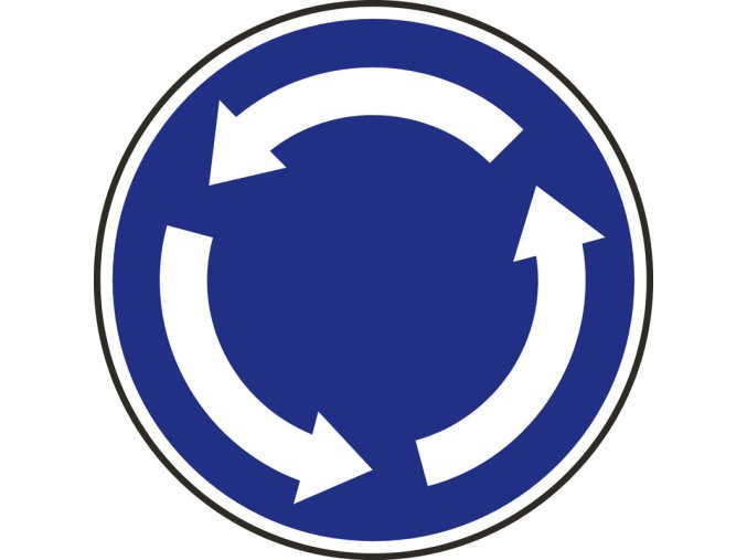 dopravni znacka kruhovy objezd 14756