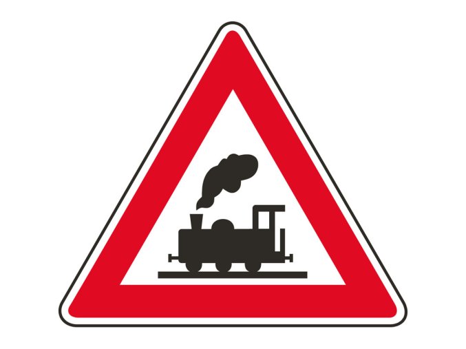 dopravni znacka zeleznicni prejezd bez zavor 14793