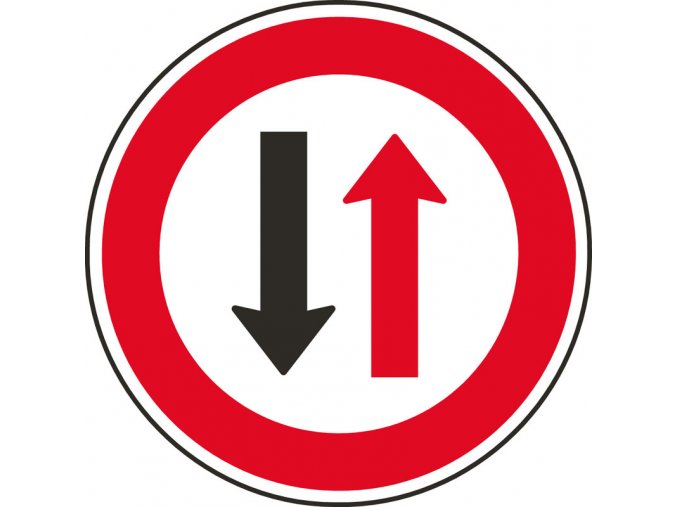 dopravni znacka prednost protijedoucich vozidel 14806