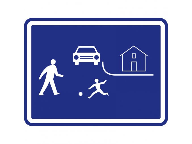Dopravní značka – Obytná zóna