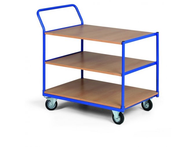 policovy vozik 3 drevotriskove police nosnost 200 kg 37923